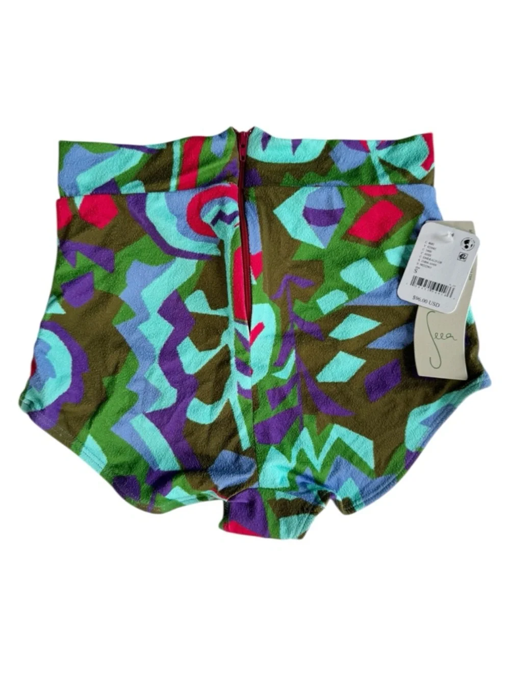 Free People x Seea Georgia High-Waisted Surf Bottoms in Anis |  NWT - Picture 3 of 7